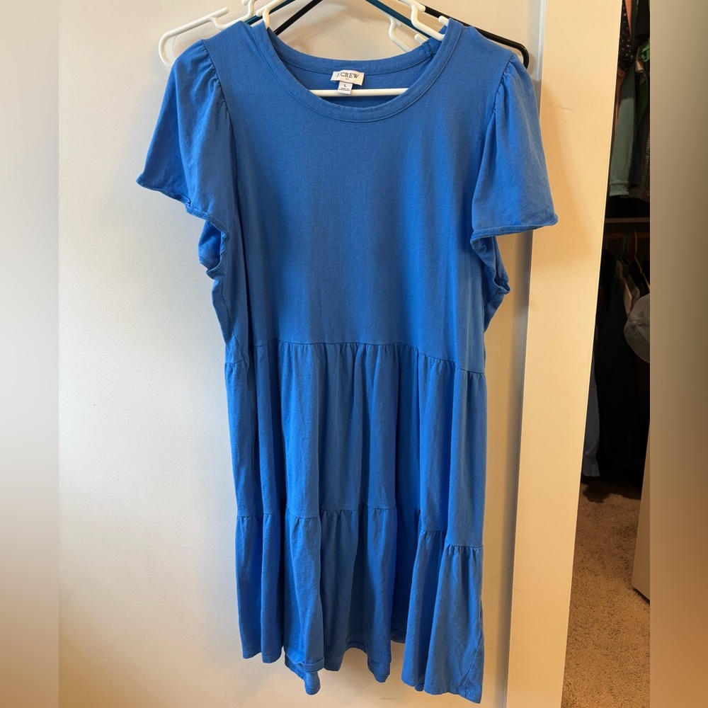 Cobalt Blue Swing Dress from J Crew EUC